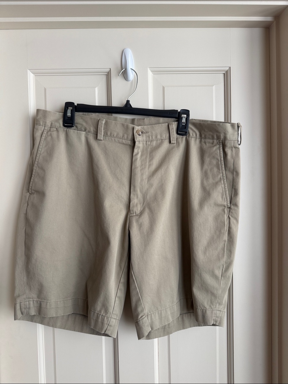 Polo by Ralph Lauren Beige Flat-Front Men's Shorts